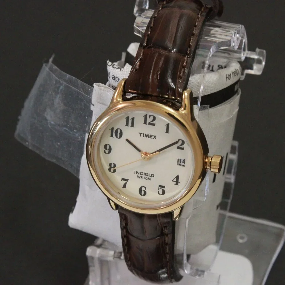 Easy Reader Retro Design Ladies Quartz Watch With Indiglo By Timex 25mm - Picture 4 of 12